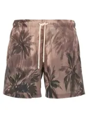 [Palm Angels] Palm Angels-Sunset Palms Beachwear Multicolor-Uomo S Multicolor
