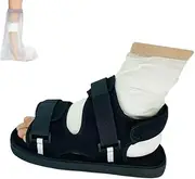 DURASIKO Fracture Plaster Shoe Unisex Post Op Shoe Ankle Orthosis Plaster Boot Walking Aid Shoe for Foot Injuries Adjustable Straps Easy to Wear and Take off Personal Care 1PC (L)