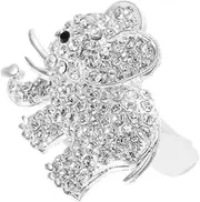 [Mobestech] Rhinestone Car Vent Clip Essential Oil Diffuser Clamp Auto Decor Vent Clip Stylish Car Accessory