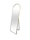 Metal Arch Gold Free Standing Mirror 50cm x 170cm Style By Inspiration