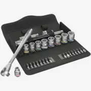 Wera 004047 Zyklop Metal Ratchet 3/8" Drive with Push-Through Square Metric Set