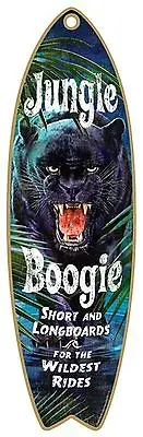 Surfboard Beach Plaque, 5" x 16" Signs - Jungle Boogie Surfboards