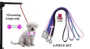 4 Top Performance NYLON Grooming LOOP RESTRAINT NOOSE for Pet Table Arm Bath 18"