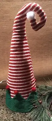 HOLIDAY CHRISTMAS ELF HAT TREE TOPPER