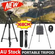 168cm Camera Tripod Stand Mount Remote & Phone Holder for iPhone/Professional