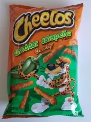 NEW FRITO LAY CHEETOS CHEDDAR JALAPENO CRUNCHY CHIPS