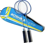 VwyuEgg Badminton Racket Set 2 Professional Lightweight Badminton Rackets Lightweight Badminton Rackets Training Badminton Racket Set with Carry Bag
