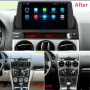 9" Android 12.0 Stereo Radio GPS Navigation Player Wifi FM For Mazda 6 2002-2008