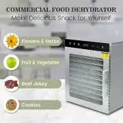 Hakka Food Dehydrator 10 Tray for Meat Fruit Jerky Dryer Blower Machine 800W