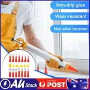 20Pcs Universal Integrated Caulking NozzNW Tool Reusable Sealant Rubber Nozzle