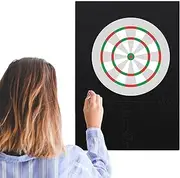 Dartboard Wall Protector - EVA Foam Ring Guard, Easy to Assemble Wall Protector | Universal Steel Dartboard with Thick Shock Absorption for Playroom or Bar
