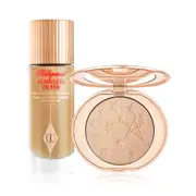 [Charlottes] Hollywood Beauty Glow Tricks Kit: Flawless Filter & Highlighter | Charlotte Tilbury