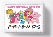 80's Kid Retro Edible Image Birthday Cake Topper Frosting Sheet Edible Sticker