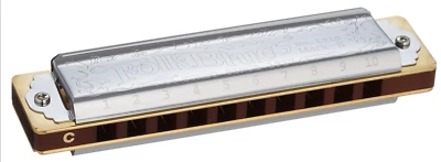 TOMBO 10Halls Harmonica in C, Folk Blues Mark II #1210 Made in Japan New!!