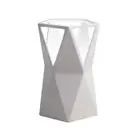 Justice Design Portable 1 Light Totem Table Lamp in Bisque - CER-2430-BIS