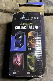 Star Trek Collectible Glass. Kirk Edition. New Sealed.