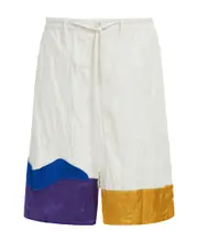 Marni Panelled Drop-Crotch Shorts IT50,IT48,IT46 White