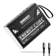 MOVESPEED Z70 Pro 100W 259Wh 70000mAh LCD Display Power Bank External SOS Flashlight Emergency Power Supply with 2 Input