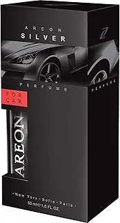 Areon Air Freshener Car Perfume (50ML 17 FL. oz Silver)