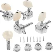 Kisangel 1 Set Banjo Tuning Pegs Kit Tuners for String Banjo Parts Easy Installation Durable and Reliable