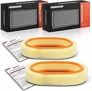 Engine Air Filter Replacement for Mercedes-Benz 450SEL 450SL 450SLC 1976-1980 500SEC 500SEL 500SEL 380SE 1984-1985, 4.2L 5.6L V8 GAS SOHC Naturally Aspirated, A Set of 2