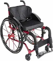 Wheelchair Foldable Light Active Wheelchair, Small Wheelchair for the Home and Outdoors, Extra Narrow Wheelchairs, Ultralight Travel Wheelchair 2.36cm Seat Width(B,36cm Sitzbreite)