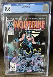 WOLVERINE 1 CGC 9.6 WHITE PAGES 1ST PATCH 1988