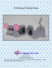 Mouse Folding Frame-Plastic Canvas Pattern or Kit