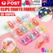 50 /100PCS Wonder Clips Crafts Fabric Quilting Crochet Plastic Sewing Tools DIY