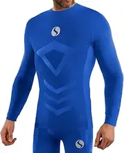 [Sesto Senso] Men's Long-Sleeved Thermal Undershirt Compression Shirt Undershirt