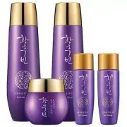 Hwanghoobin Red Ginseng 3pcs Skin Care Toner Emulsion Cream Gift Set K-Beauty