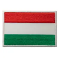 在飛比找樂天市場購物網優惠-匈牙利 國旗 熨燙布章 Flag Patch 電繡裝飾貼 布