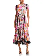 3.1 Phillip Lim Floral Collage Soft Tulip Dress