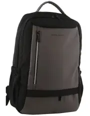 [PIERRE CARDIN] Travel and Business Backpack with Built-in USB Port in Dark Grey