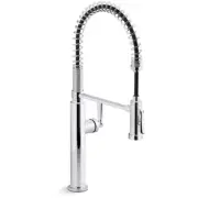 KOHLER K-28360-CP Single Handle Pull Down Sprayer Polished Chrome