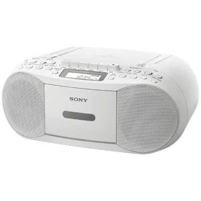 Free New Unopened Sony SONY CD Radio Cassette Recorder White CFD S70 WC