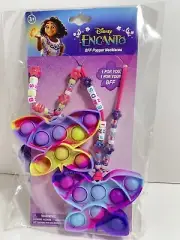 Disney Encanto BFF Friendship Popper Necklaces Set of 2 Pop Fidget Toy, New
