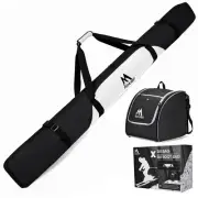 Hsmihair Ski Bag and Ski Boot Bag Combo-Padding Skis Bag for Air Travel,Water...