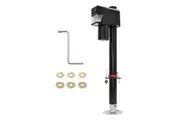 Electric A Frame Trailer Jack LED Light Power Tongue Jack Weight Capacity 3500 lbs 9Inch to 32Inch with Manual Crank Handle for RV Trailer Camper