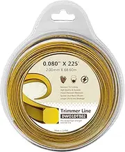 HASMX 2-Pack DWO1DT801 DWO1DT802 String Weed Trimmer Line for Dewalt Cordless Battery Operated Bump Feed String Grass Trimmer Lawn Edger Spool Lines (2-Pack DWO1DT802, Length-225Ft, 2, DWO1DT802)