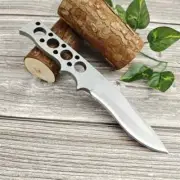 Tactical D2 All Steel EDC Survival Outdoor Straight Hunting Fixed Blade Knife