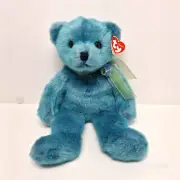 VTG TY Classic Collection Lagoon the Blue Teddy Bear Plush Toy Stuffed Animal