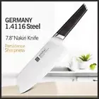 Nakiri Knife Stainless Steel Wood Handle Chef Cleaver Butcher Beef Cut Slicing L