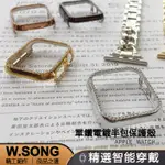 FOR APPLE WATCH 電鍍單鑽保護殼 FOR 蘋果錶殼 硬殼 IWATCH2 3 4 5 6代SE 41/45