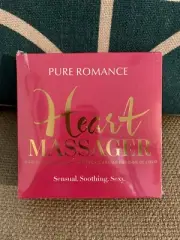 Pure Romance Reusable Heart Shaped Heat Warming Massager and Hand Warmer NEW!!