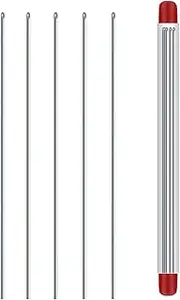 Lure Baiting Needle | 5pecies Stainless Steel Worm Bait Needle Hook Needle | Drill Rigging Bait Rig Hollow Fishing Tool for Carp