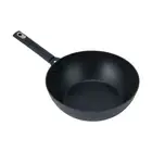 30cm Linear Non Stick Wok Cookware Double Layer Dishwasher safe Black