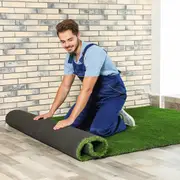 Marlow 40MM Fake Artificial Grass Synthetic Turf Plastic Plant 20SQM Lawn 1x20m