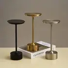 (Black)Cordless Table Lamp Rechargeable 2000mAh 3 Levels Brightness Portable AU
