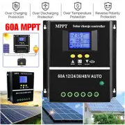 12V/24V/36V/48V 60A MPPT Solar Charge Controller Auto PV Solar Panel Charge